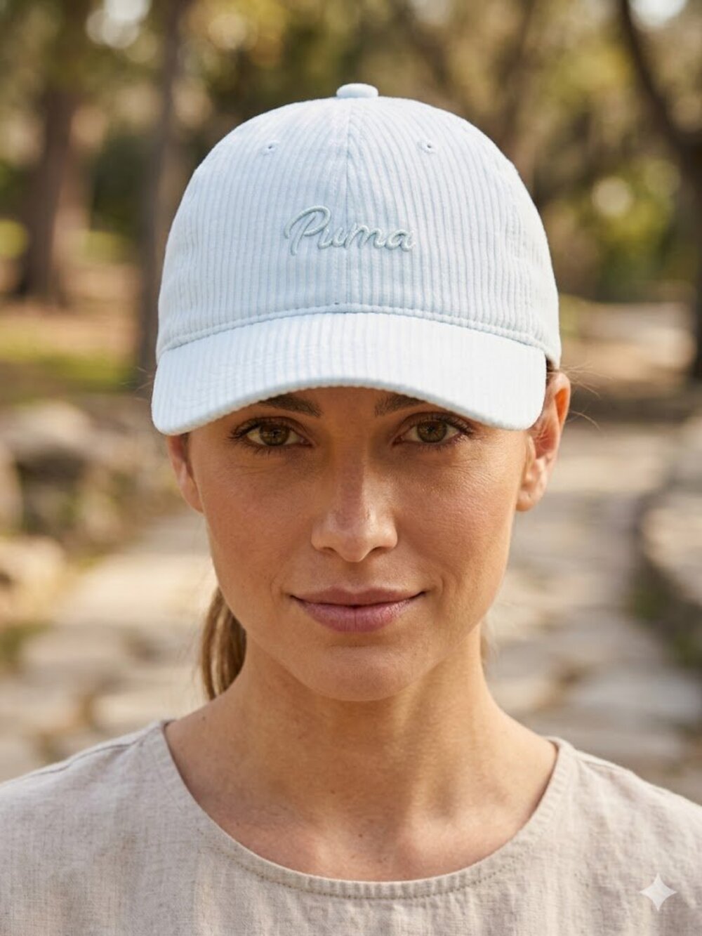 PUMA Women's Seersucker Dad Got Hat - Size: One Size - Color: Blue